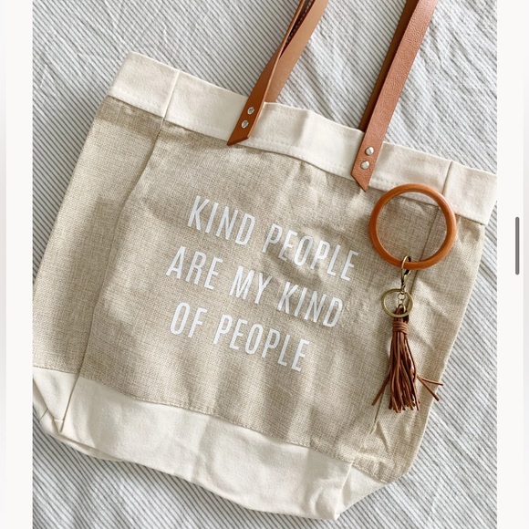 Annie’s Kit Club Handbags - DIY ‘Kind People’ Tote & Bangle Kit